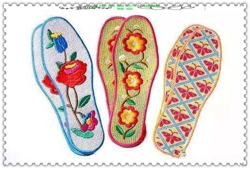绣花鞋垫欣赏,绣花鞋垫大全完整版