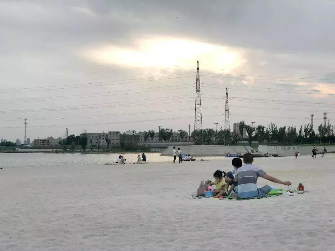 西安又添绝美海滩,西安网红打卡白沙滩