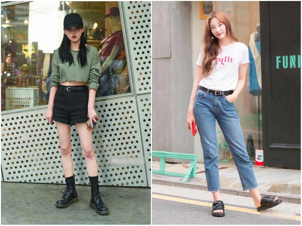 夏季t恤干净舒服的穿搭,白t恤韩系风格穿搭夏季