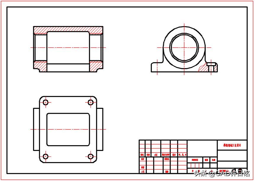 cad零件图画法详细步骤图解,cad零件图的基本绘图步骤说明书