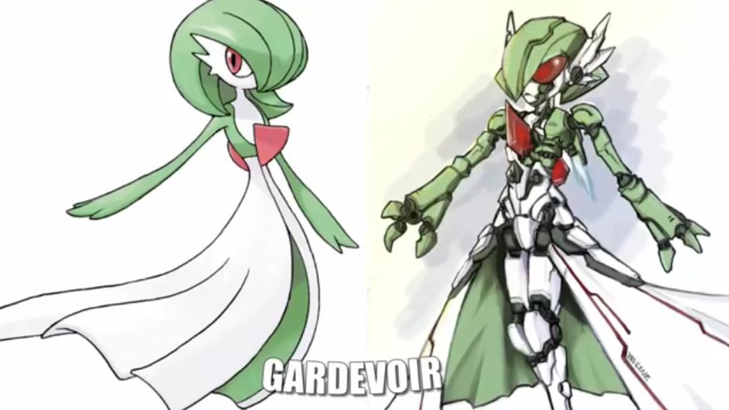 当宝可梦邂逅高达：班基拉斯化身机械哥斯拉，水箭龟帅气威猛