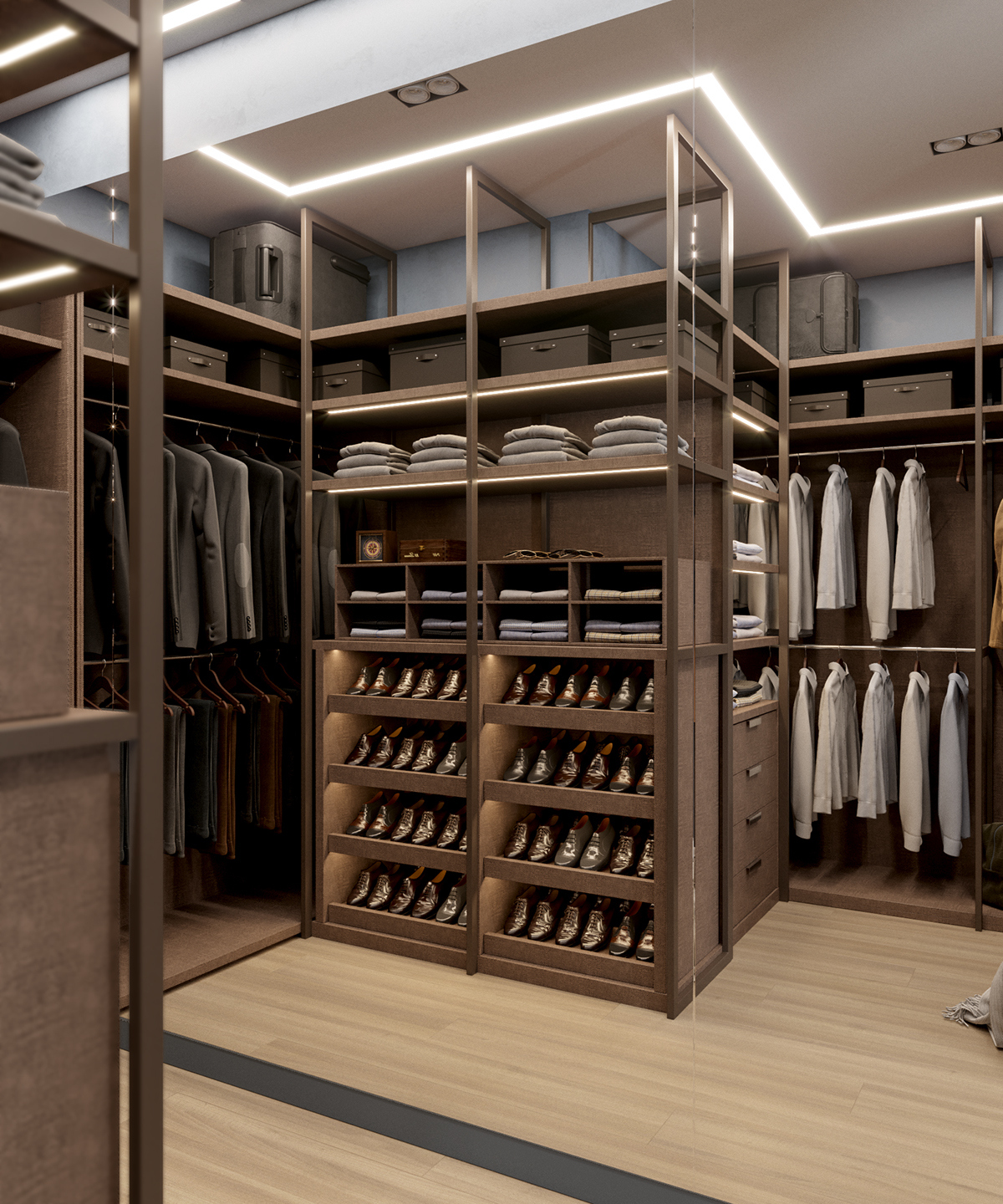 现代化家居装修设计,家居设计现代轻奢装修风格