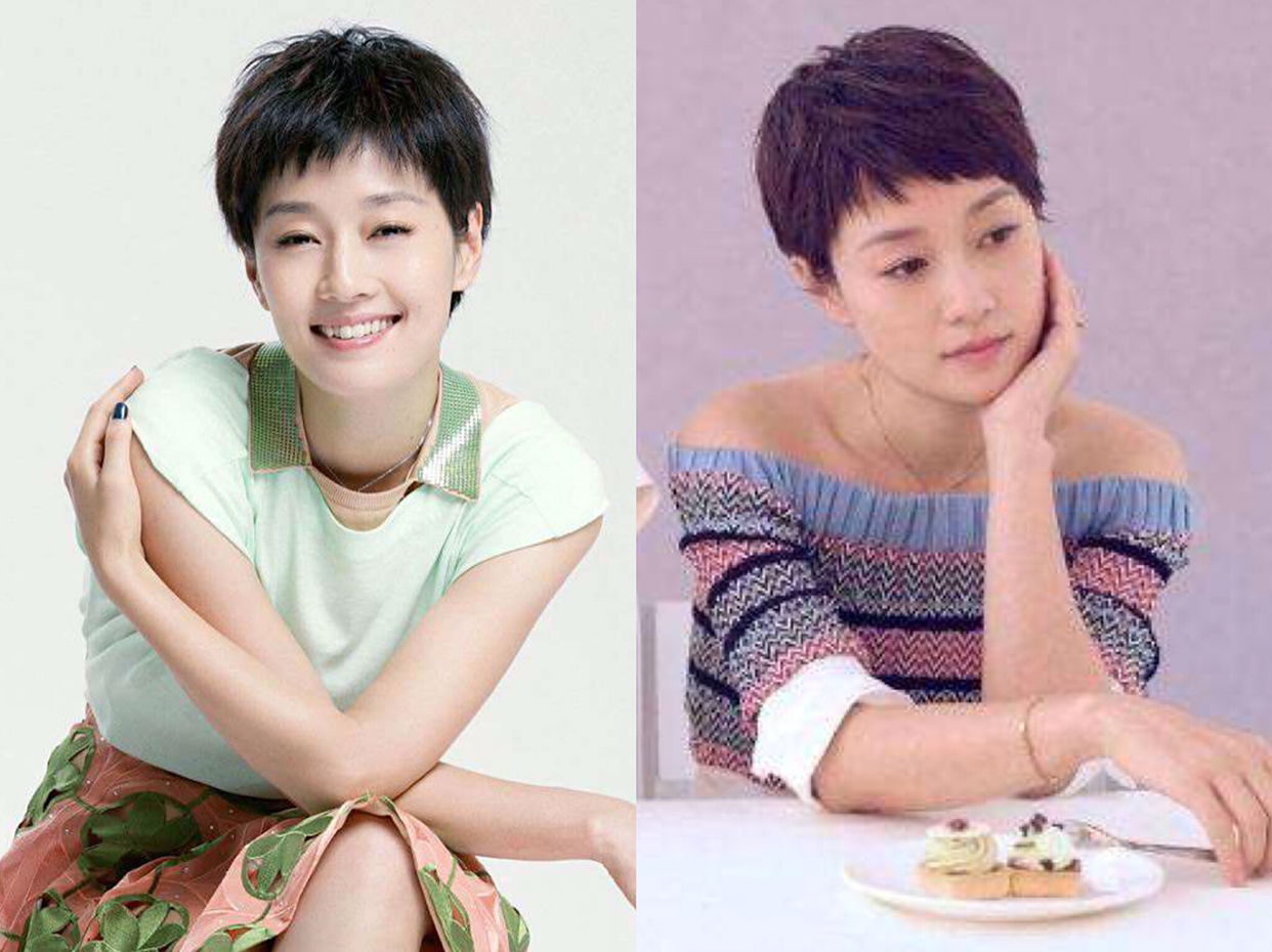 圆脸适合的短发发型孙俪,方脸适合的发型短发孙俪