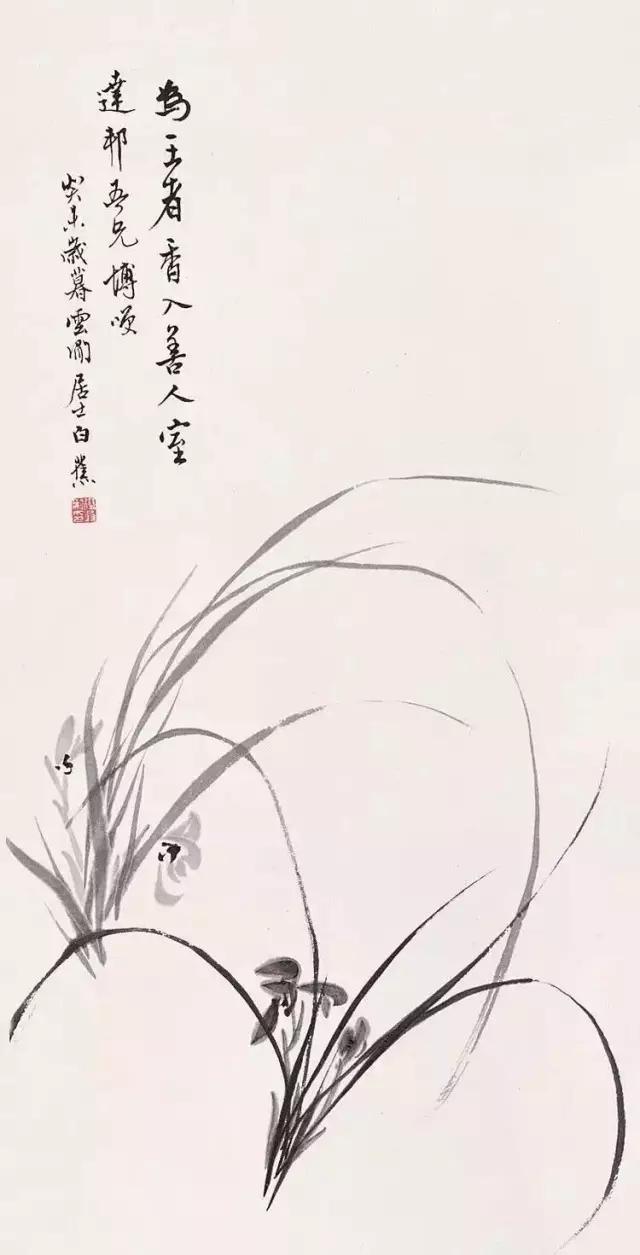 中国十大名家画兰,中国画名家画兰