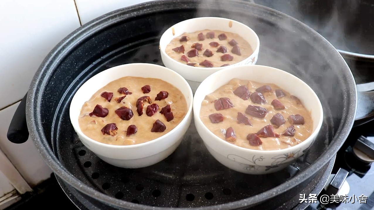 红糖大枣发糕馒头的做法大全,红糖大枣发糕电饭煲的做法