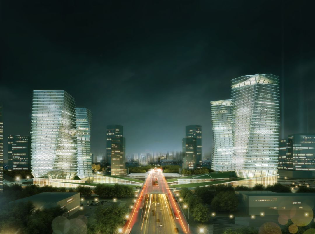 高层建筑素材科技感,高层建筑效果图素材