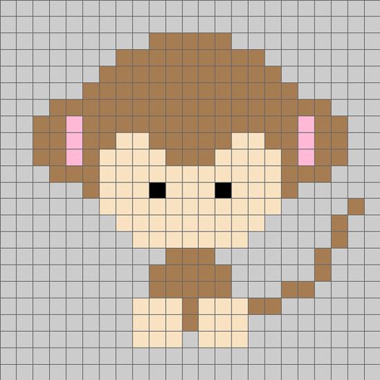 钩针钩的十二生肖图解,十二生肖钩针图解