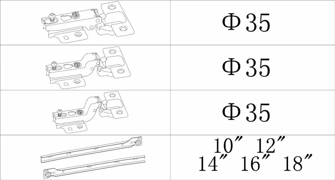 家具配件小五金结构图,家具五金配件什么品牌好用