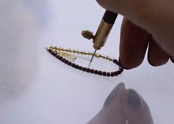 刺绣珠绣教程,法式刺绣珠绣