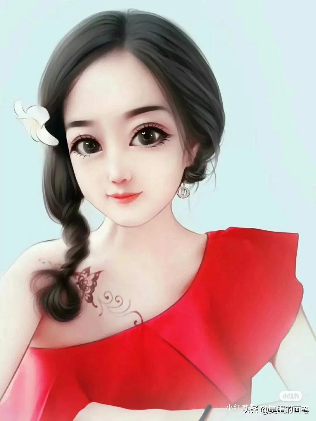 卡通布娃娃头像可爱呆萌,奶凶奶气的可爱头像真人好看