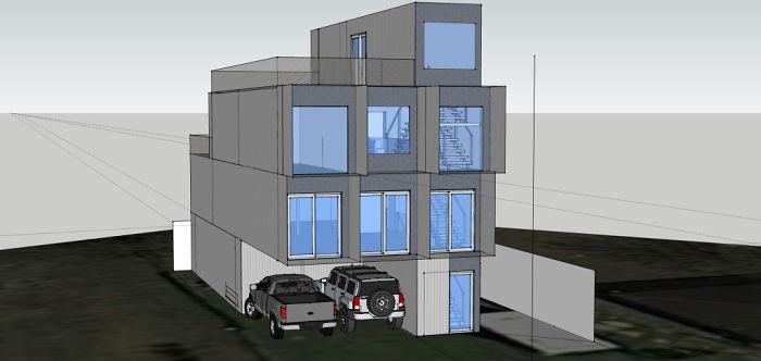 美国用集装箱做出自己的房子,美国集装箱建造房屋
