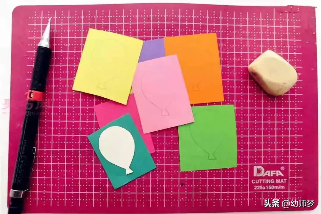 幼儿园贺卡吊饰,可以粘贺卡的吊饰