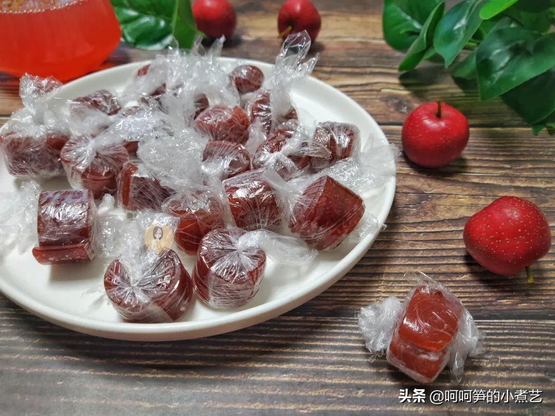 酸甜开胃的果丹皮快点学起来,吃卷果丹皮童年小零食