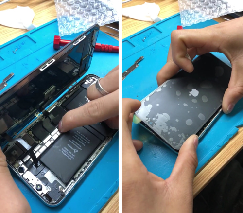 iphonex掉水里充不进去电,iphonex换电池充不满电