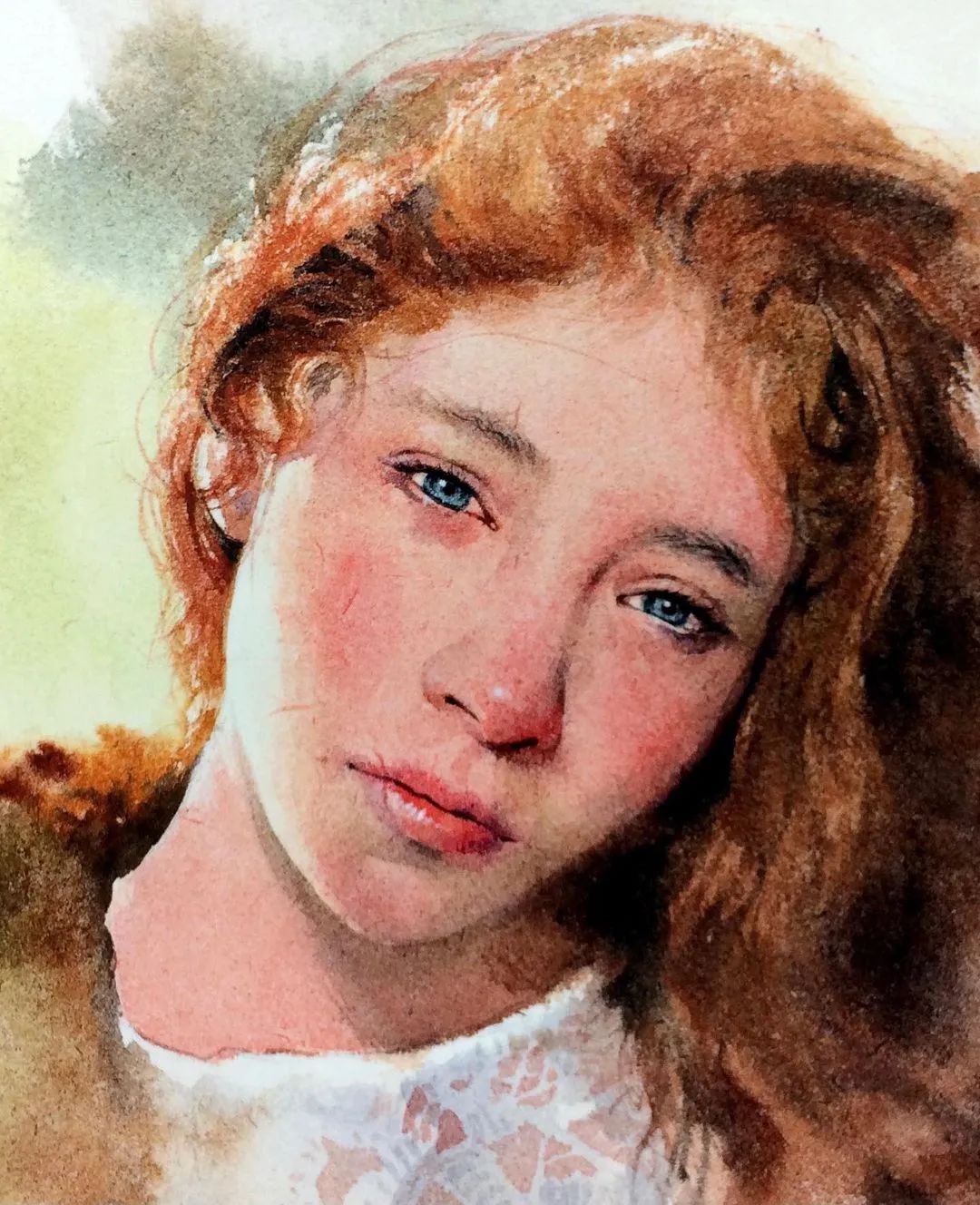 极简的水彩画作品,灵动脱俗的水彩画