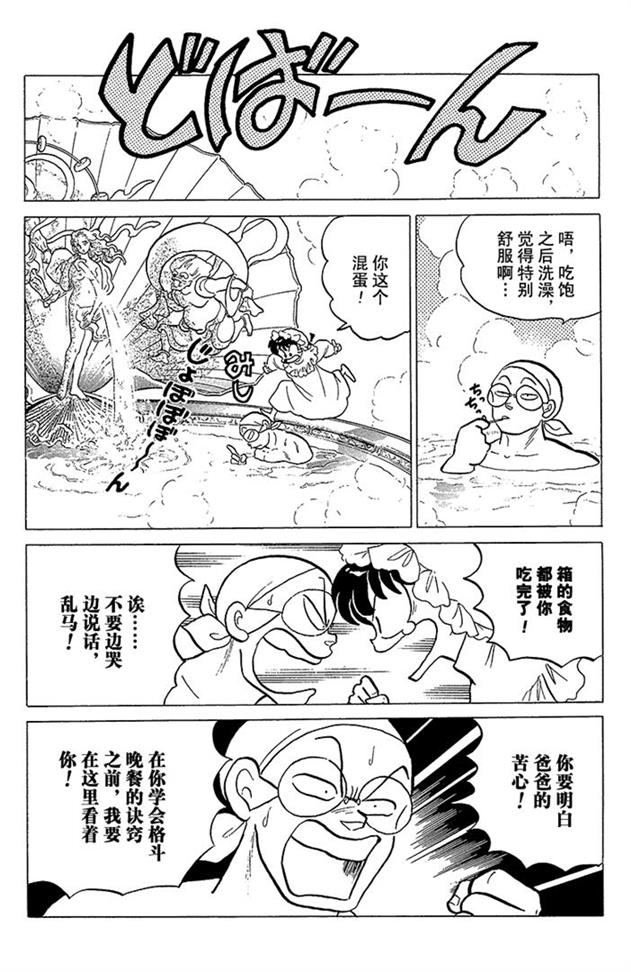 熊猫爸爸又要坑儿子了，希望男主嫁给高富帅保养天年！乱马漫画89