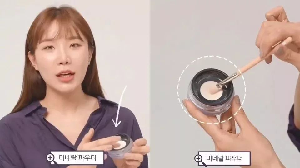 裸粉色眼影大面积晕染眼窝,化妆眼影晕染手法及色彩搭配技巧