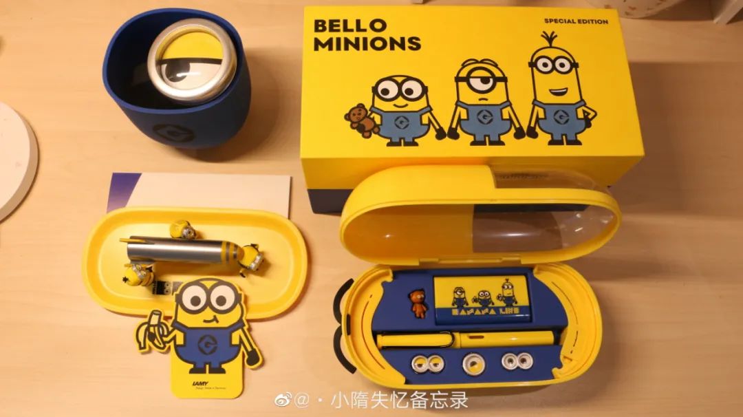 环球影城联名款小黄人钢笔,凌美环球影城联名钢笔