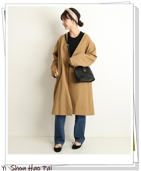 10款纯色系大衣的配色方案,5种颜色大衣25种日系look内搭