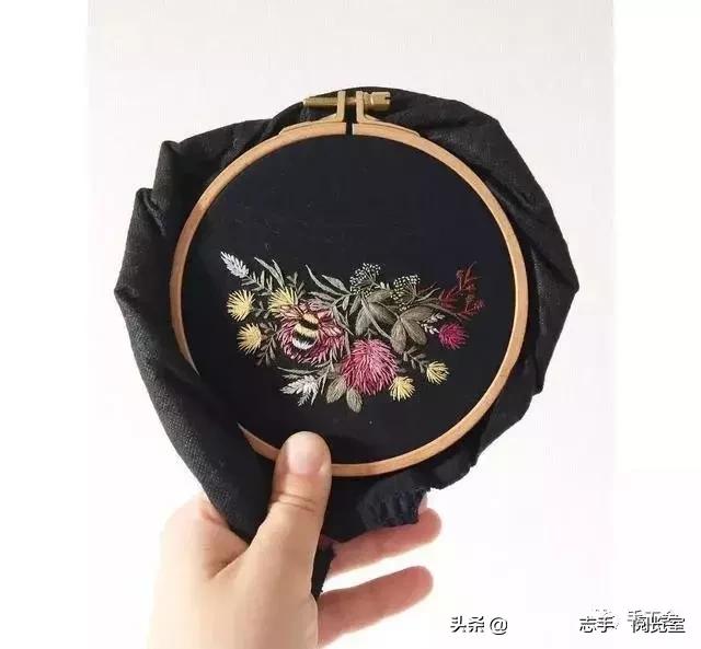 领口刺绣小花朵,刺绣花朵500种图片大全