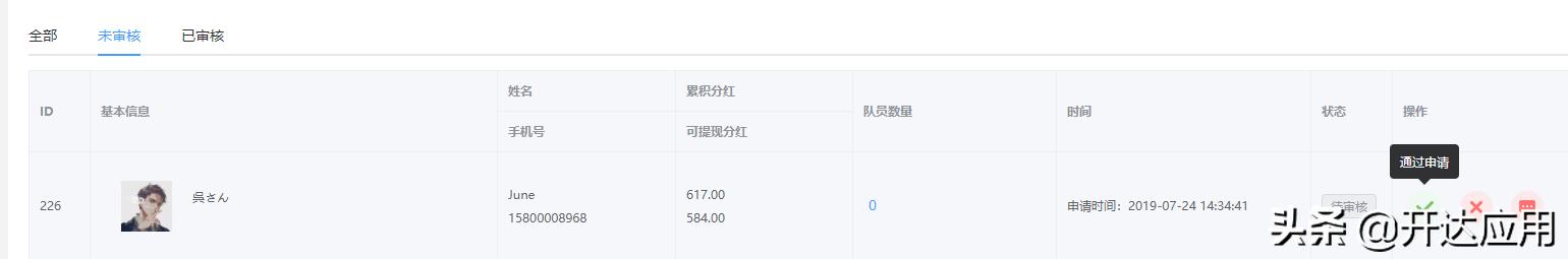 团队分红分销插件商城裂变小程序，开达五合一商城三级裂变发布