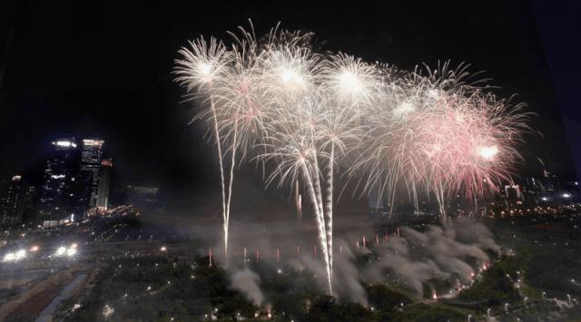深圳国庆节焰火晚会线路图,观看深圳焰火晚会最佳地点