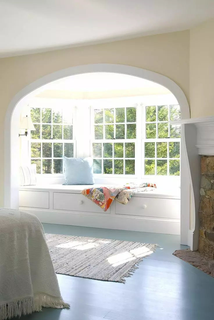 飘窗柜子设计最新效果图,飘窗柜子的最新设计