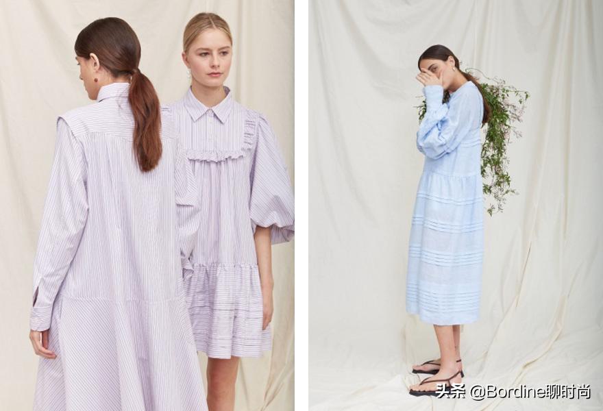 leemathews2021春夏，经典复古的条纹波点碎花