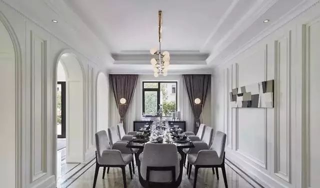 护墙板背景墙最新效果图,欧式护墙板背景墙装修效果