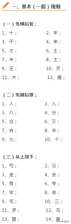 小学常见笔顺易错字,小学生易错字的笔顺归纳大全