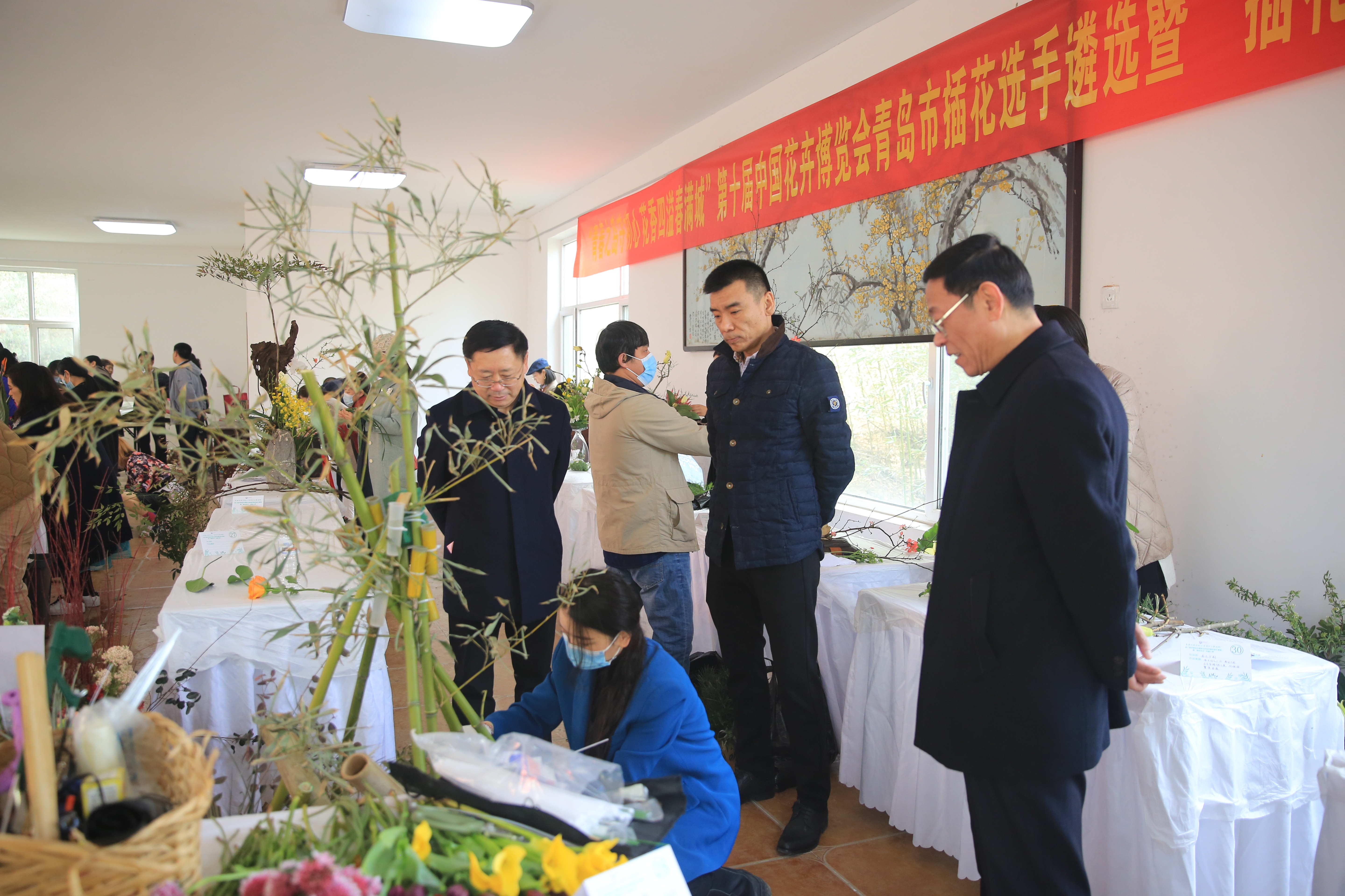 潍坊插花花艺师大赛,插花技能大赛作品