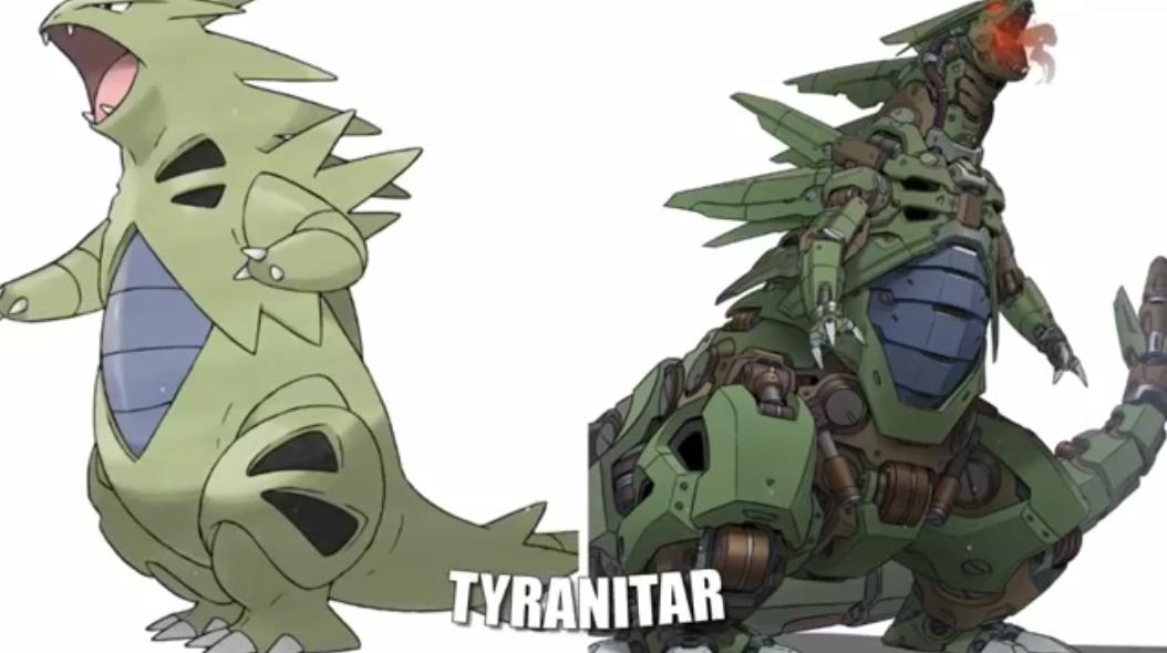 当宝可梦邂逅高达：班基拉斯化身机械哥斯拉，水箭龟帅气威猛