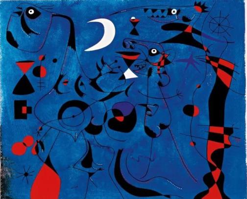 胡安·米罗的画为什么叫做儿童画,胡安米罗作品与儿童绘画的相同点