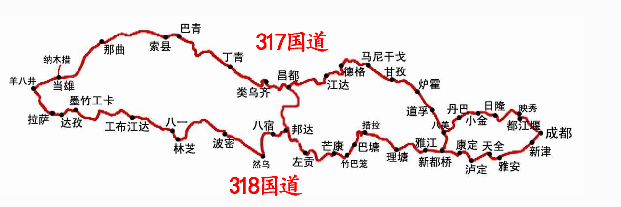 进藏川藏线自驾游攻略,进藏线路川藏线