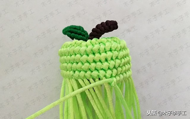 简单易学的苹果编织教程,钩编苹果的图解教程