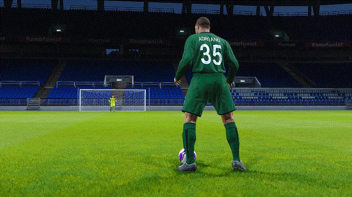 实况足球2020精准射门,实况足球运动战落叶球射门教学