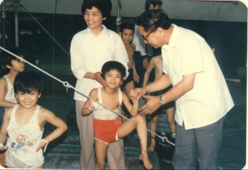 亚特兰大奥运会女子体操莫慧兰,体操莫慧兰比赛照片