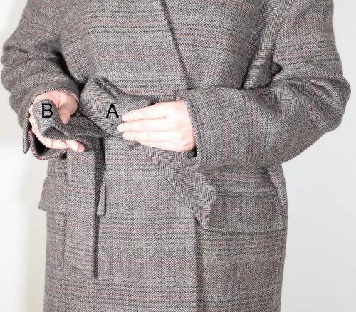 大衣腰带显瘦,大衣腰带的7种系法简单