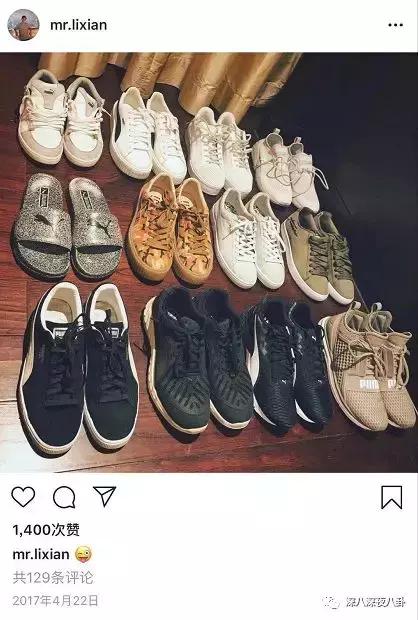 李现现在所代言的运动品牌,李现的代言品牌汇总