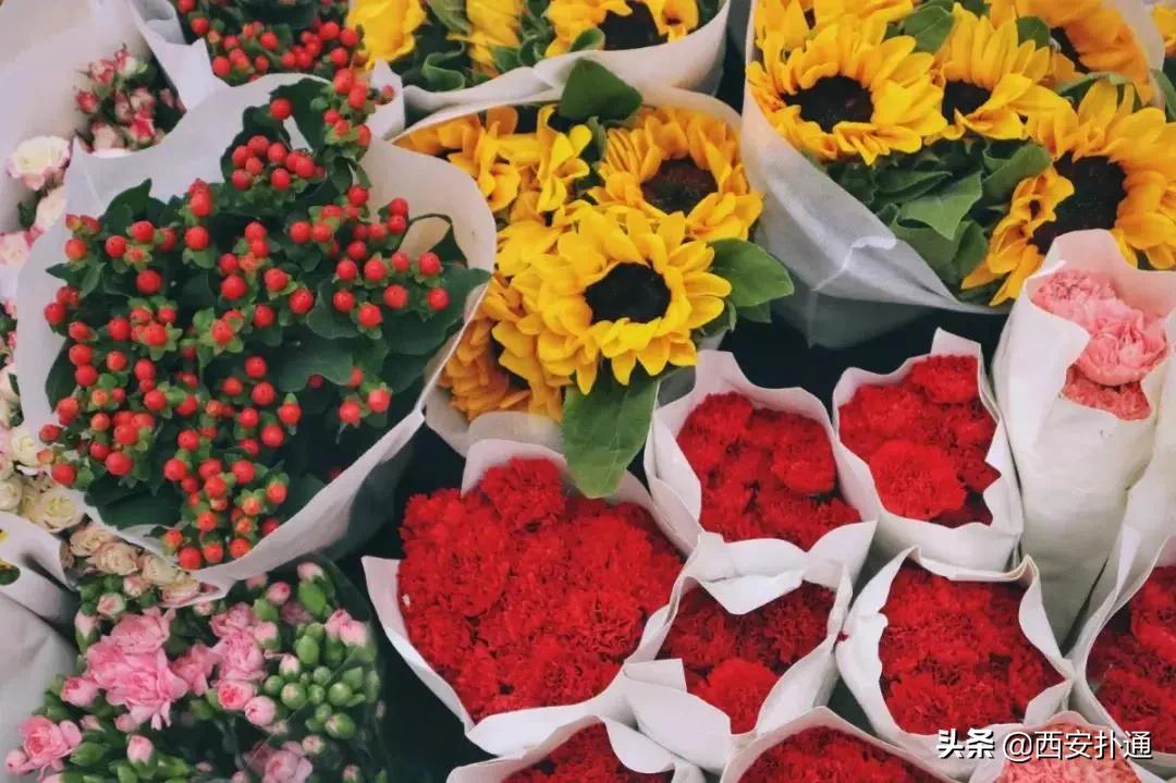 西安花市怎么买花便宜,西安最新花市