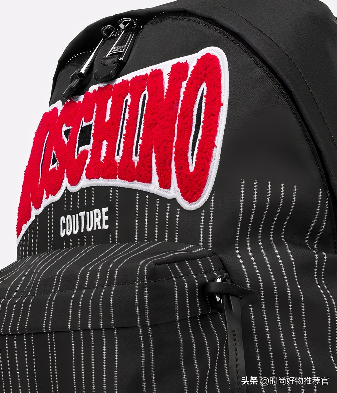 moschino小熊牛仔夹克包,moschino图案外套