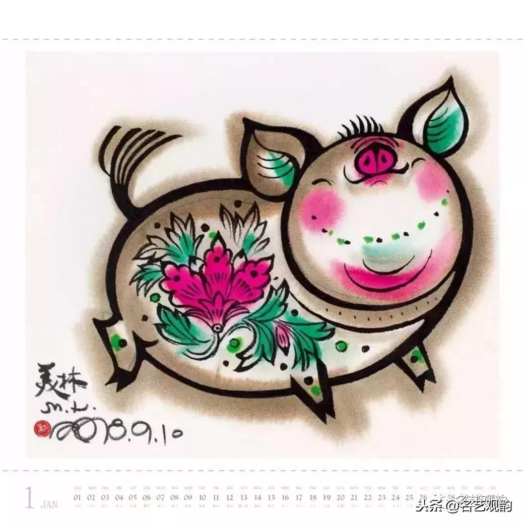 赏十大名家画笔下的猪，”猪“福填满2019！