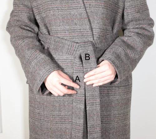 大衣腰带显瘦,大衣腰带的7种系法简单