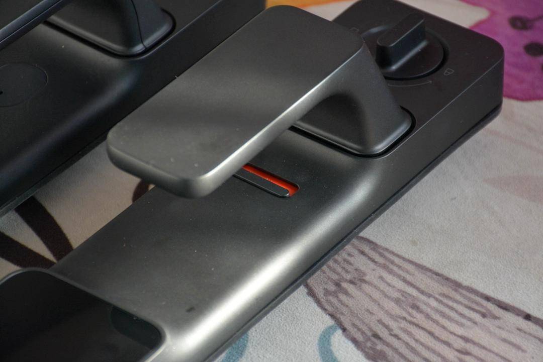 半自动指纹锁直插式锁芯,指纹锁小米最新款