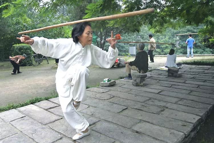 每天坚持练太极1小时,坚持练太极