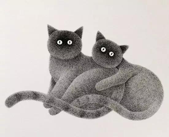 她用2元针管笔作画便惊艳了世界,他用粉笔画了一只猫