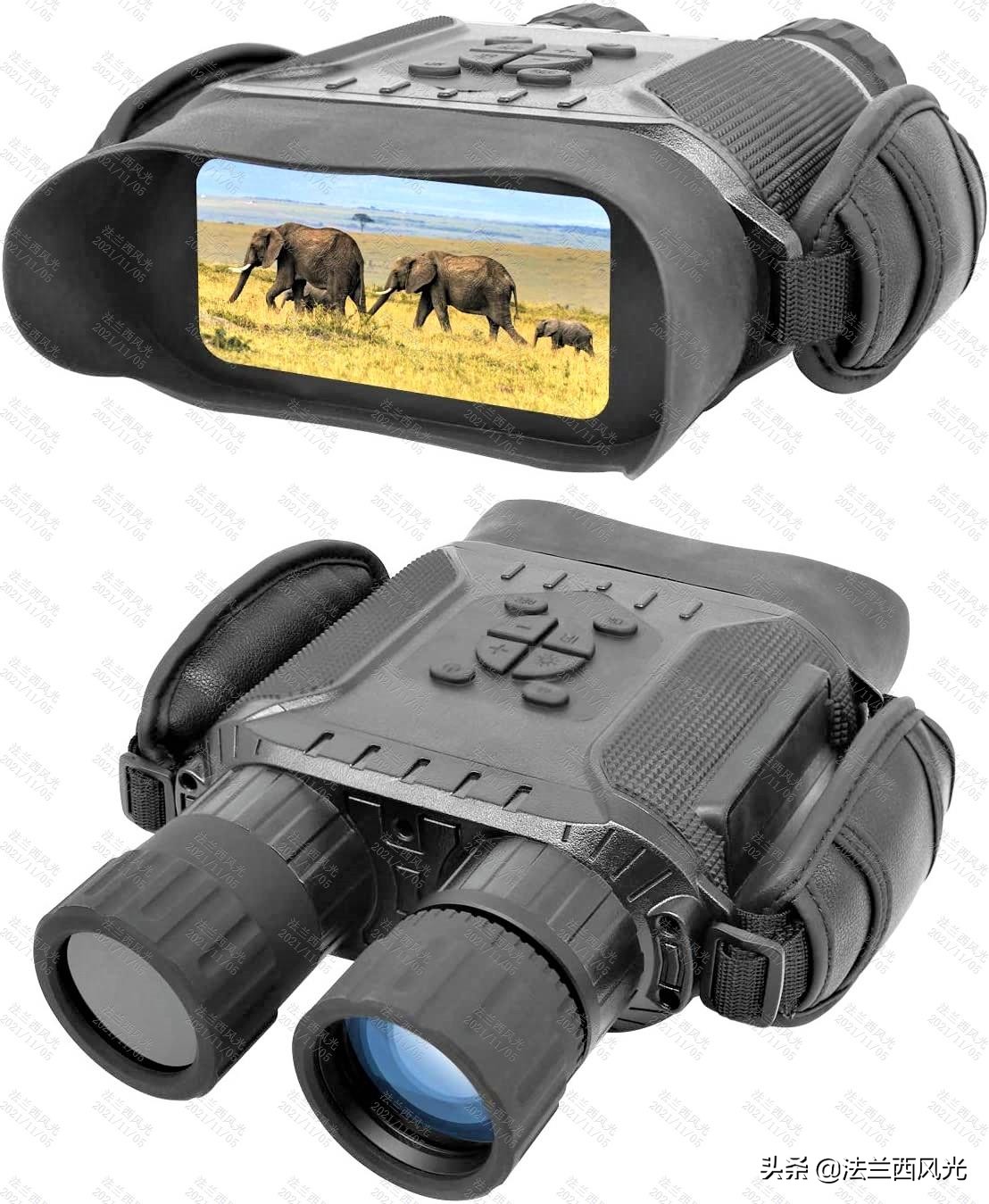 超清高倍专业双筒望远镜微光夜视,望远镜高清高倍微光夜视小型双筒