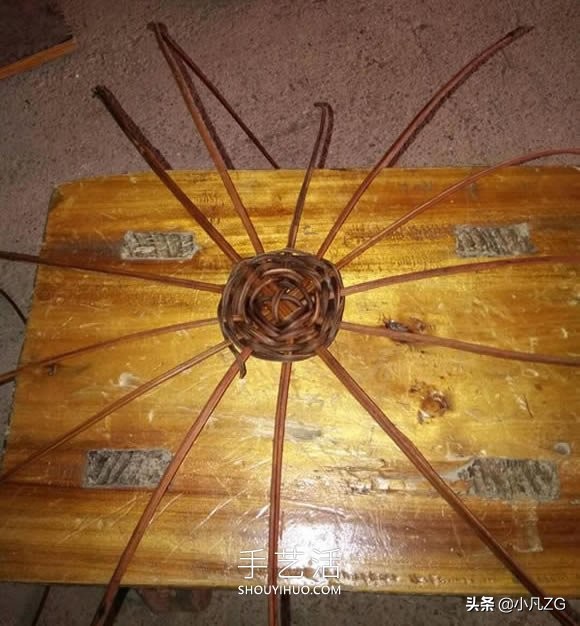 藤编收纳筐的编织方法,藤编收纳筐diy图解