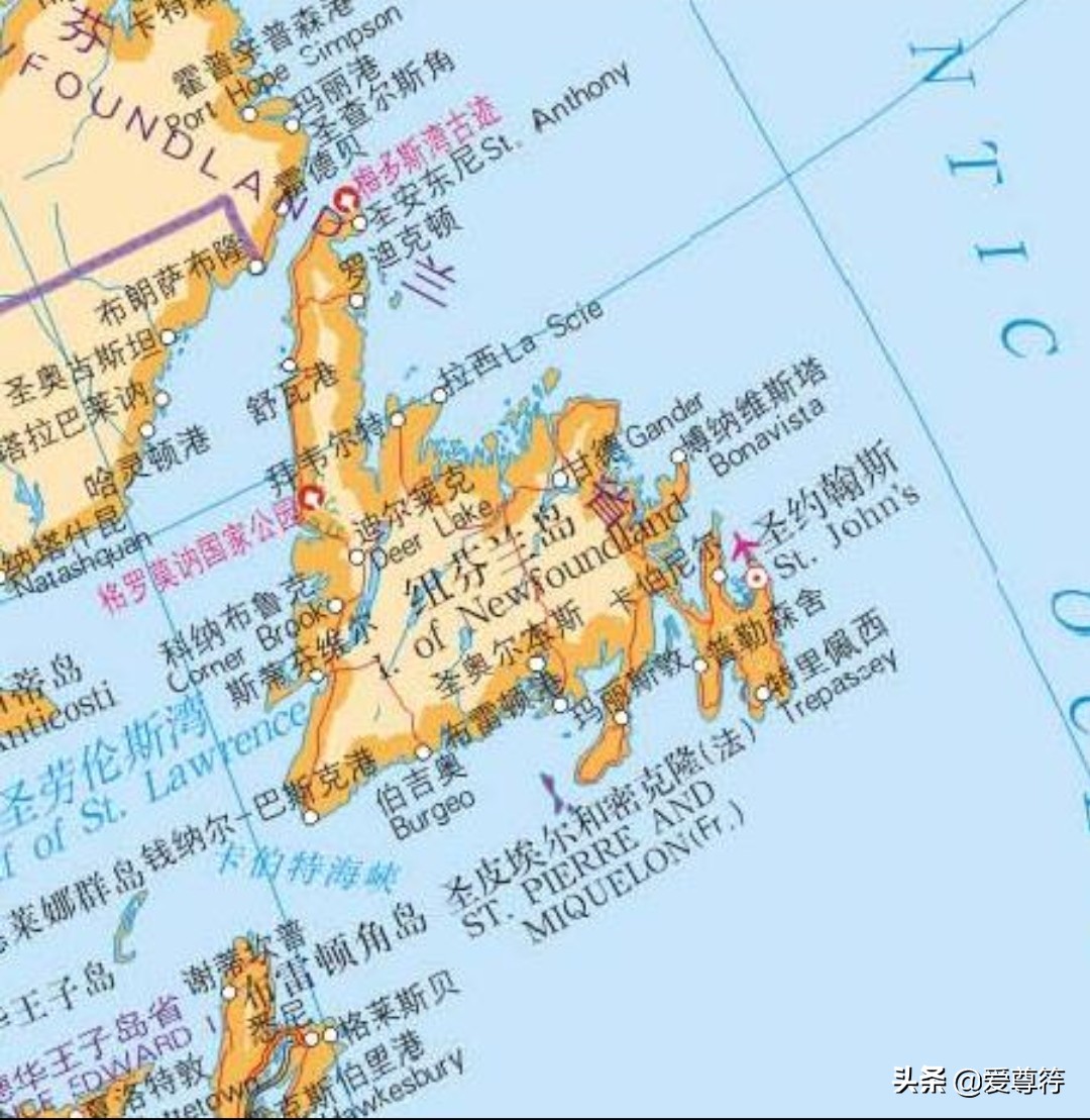 北美洲北部多少岛屿,法国在北美洲的岛屿