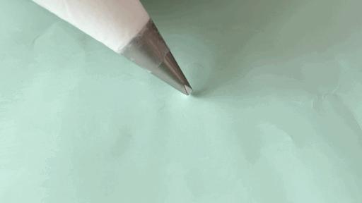 向日葵裱花手法教程简单易学,蛋糕裱花入门基础手法